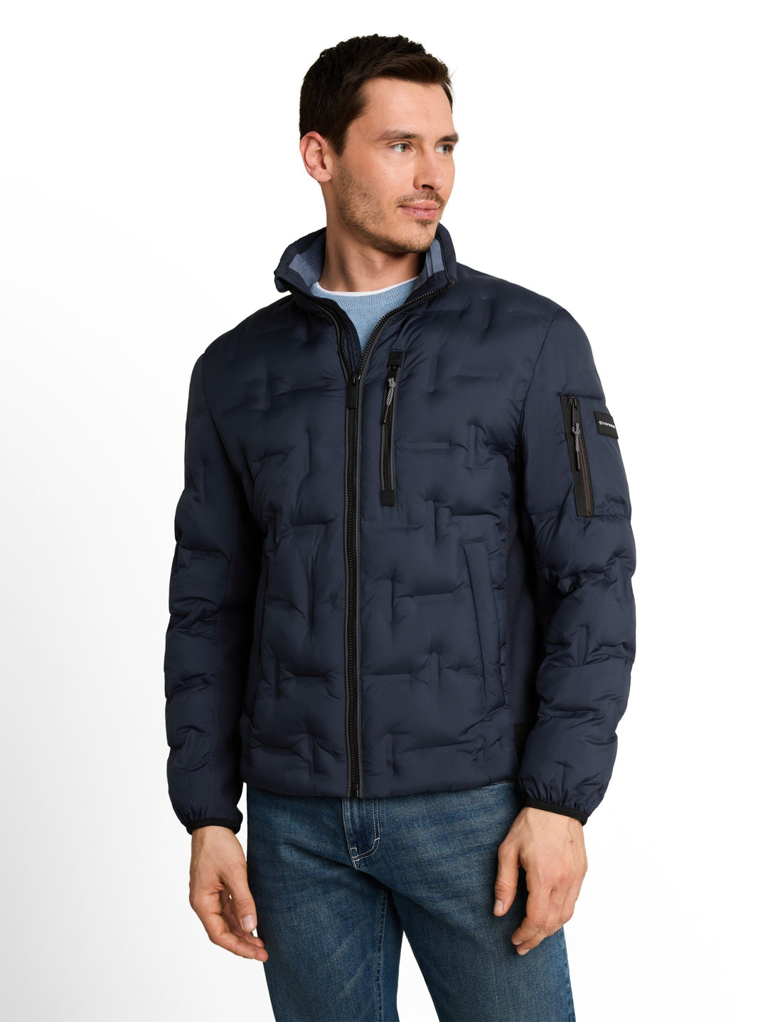 decorative hybrid jacket, sky captain blue 10668 Bild 5