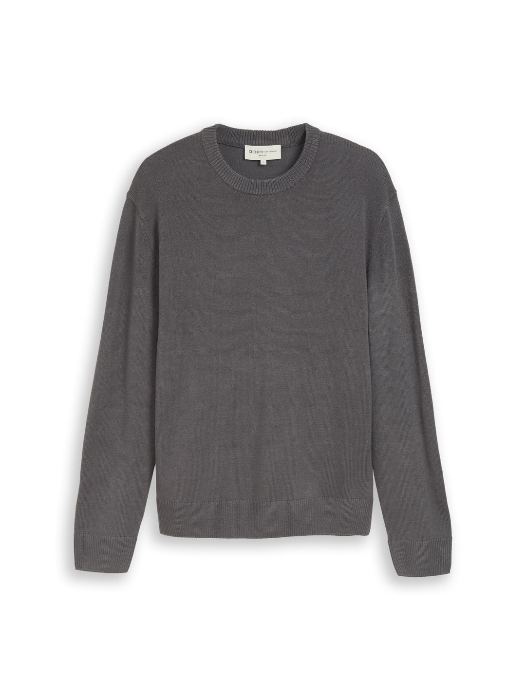 basic crew neck knit, classic grey 31004 Bild 1
