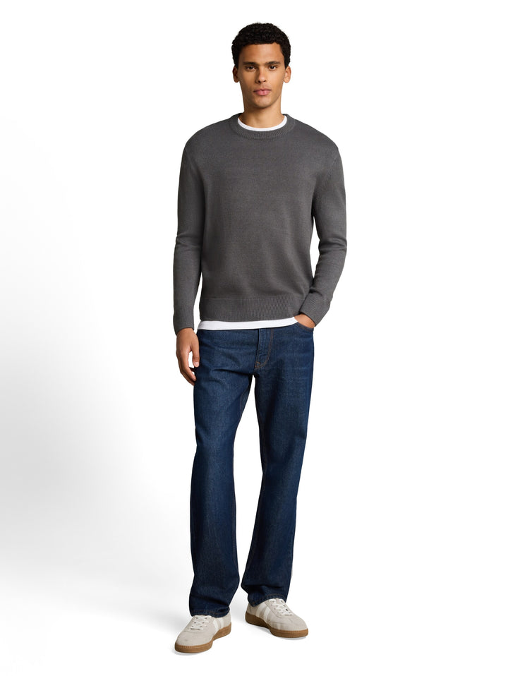 basic crew neck knit, classic grey 31004 Bild 3