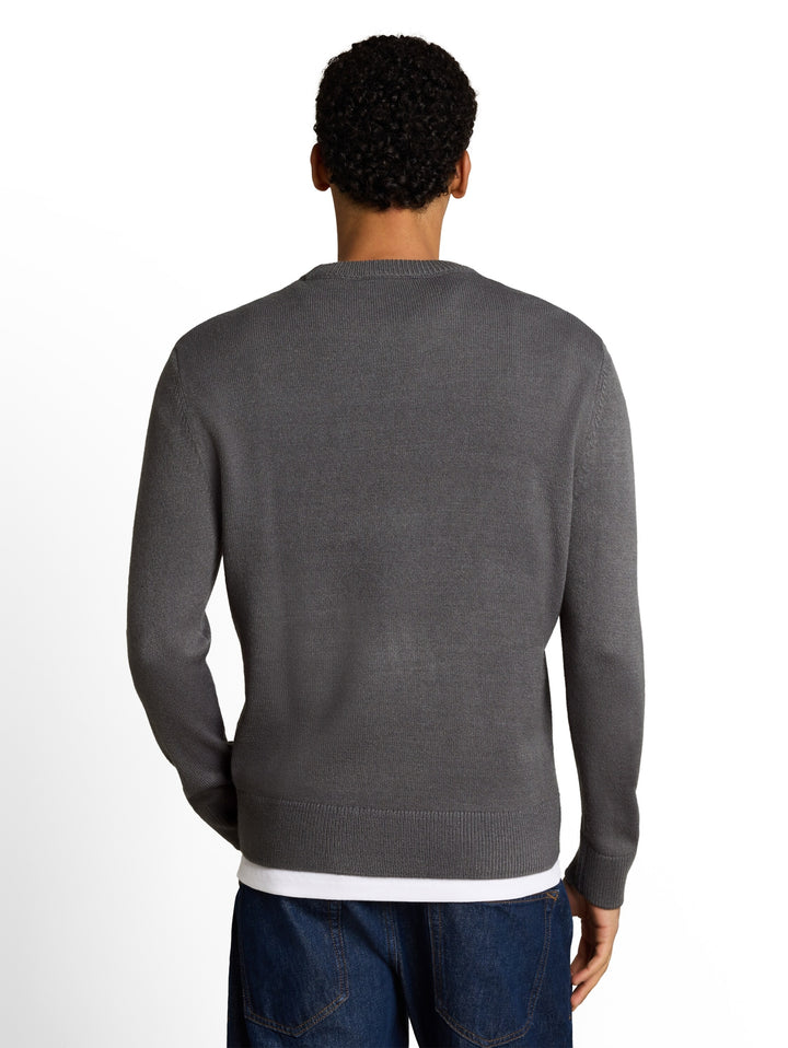 basic crew neck knit, classic grey 31004 Bild 4