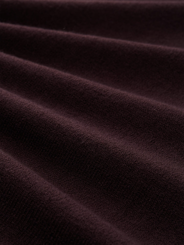 basic crew neck knit, dark plum 40587 Bild 2