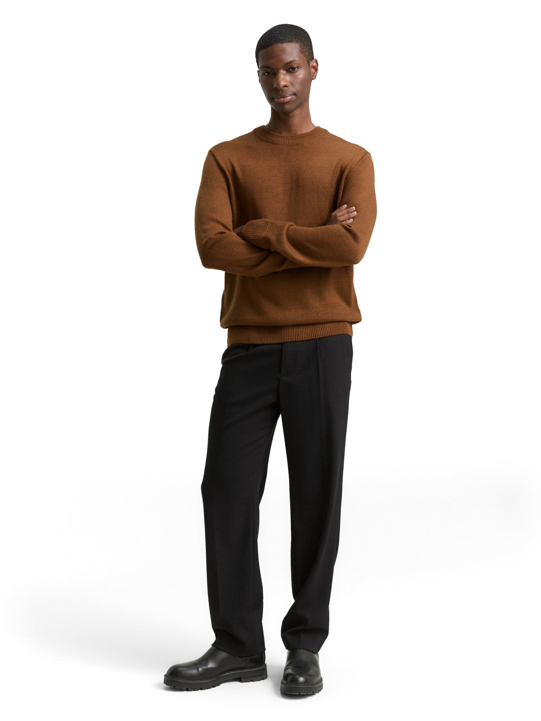 basic crew neck knit, Golden Clay 15033 Bild 3