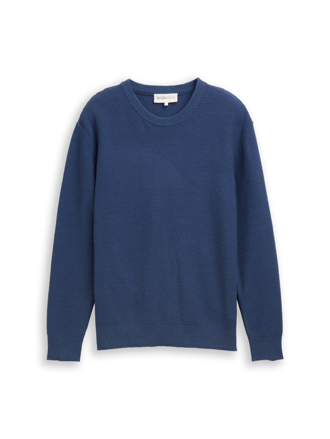 basic fine stripe crew neck kn, Ocean Night Blue 11210 Bild 1
