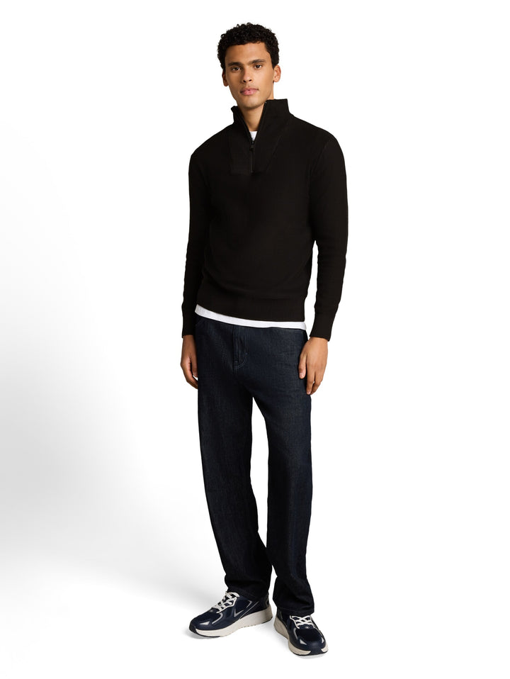 basic knit troyer, Black 29999 Bild 9