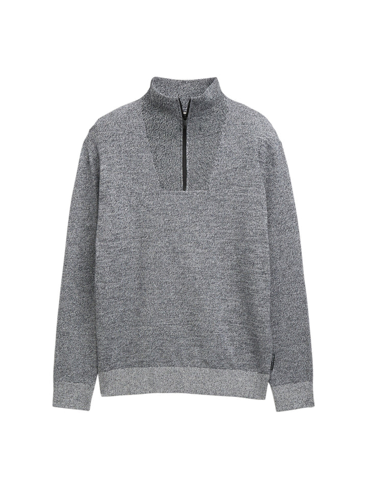 basic knitted troyer, navy white mouline 36241 Bild 1
