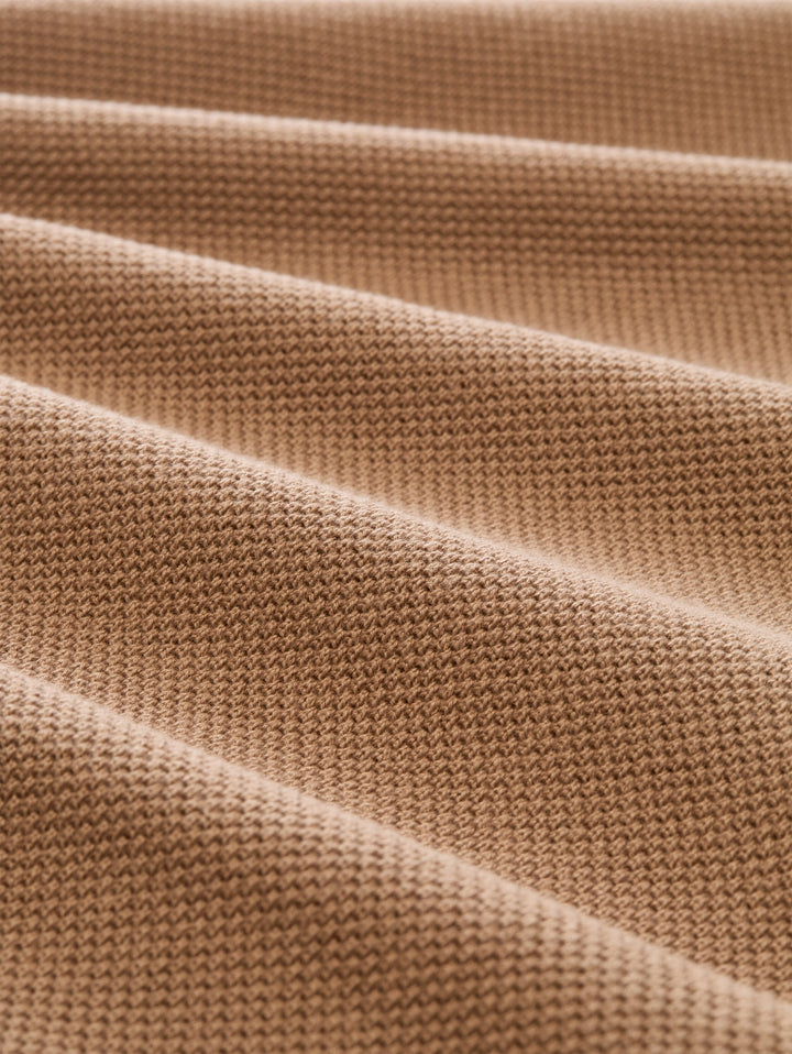 basic structred crew neck knit, malt brown 28862 Bild 2