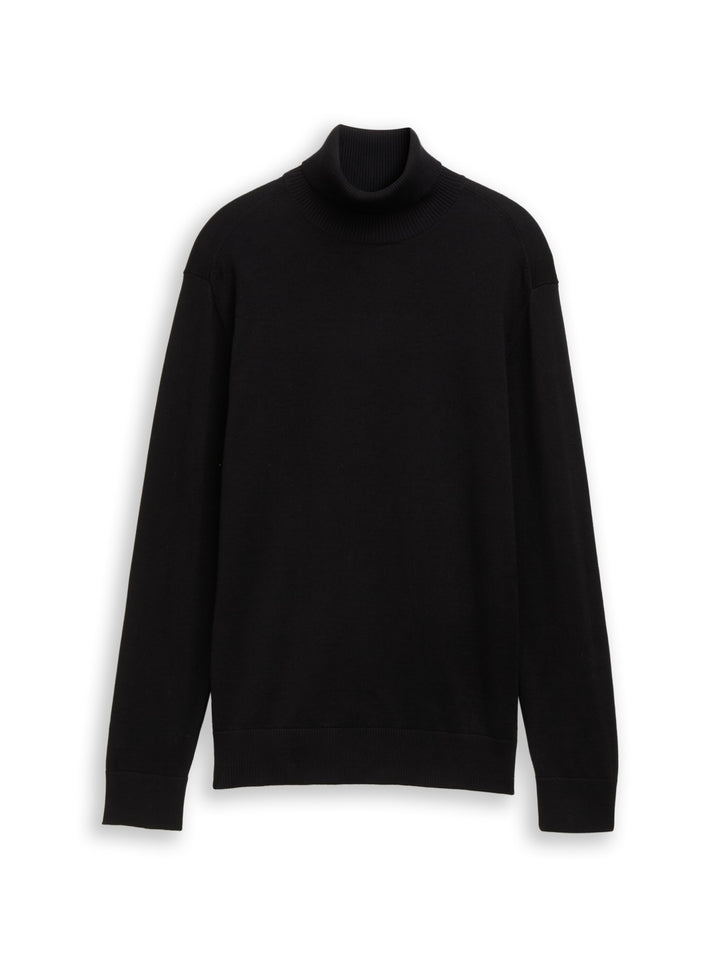 basic turtleneck knit, Black 29999 Bild 1