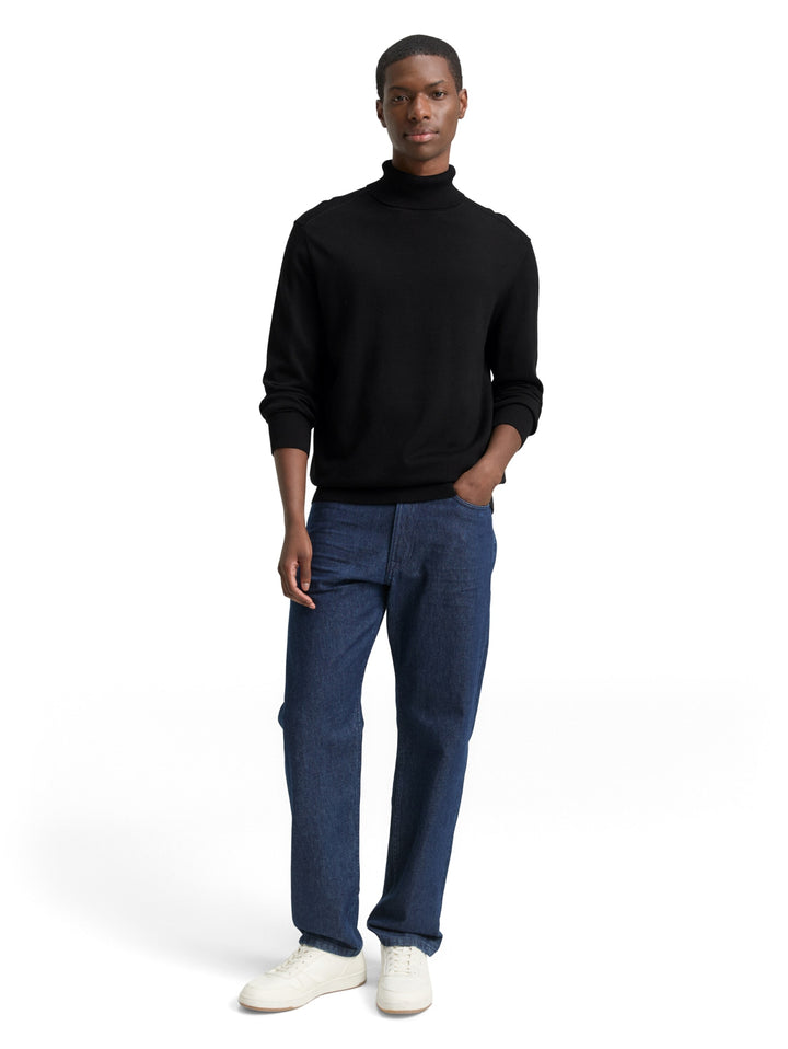 basic turtleneck knit, Black 29999 Bild 3
