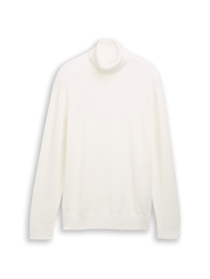 basic turtleneck knit, Wool White 12906 Bild 1