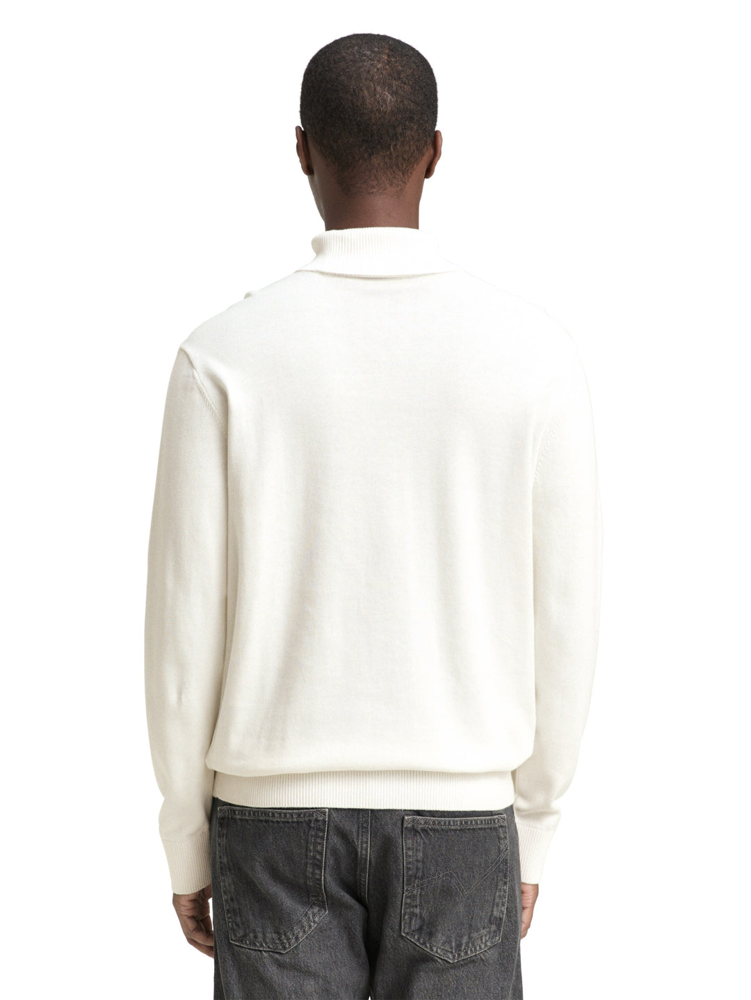 basic turtleneck knit, Wool White 12906 Bild 4