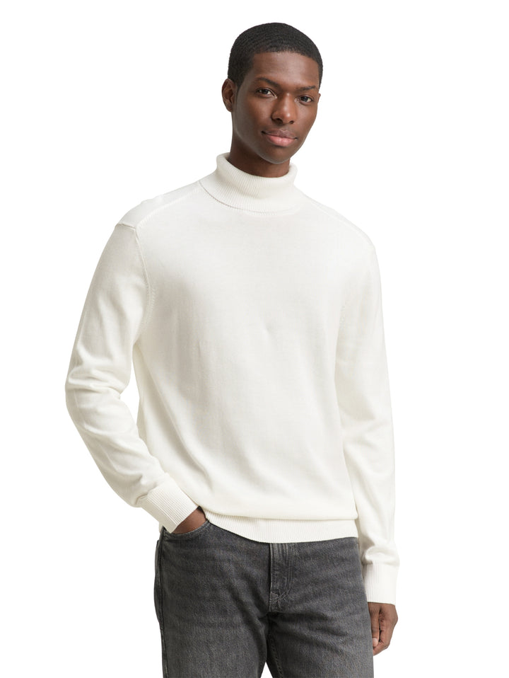 basic turtleneck knit, Wool White 12906 Bild 6