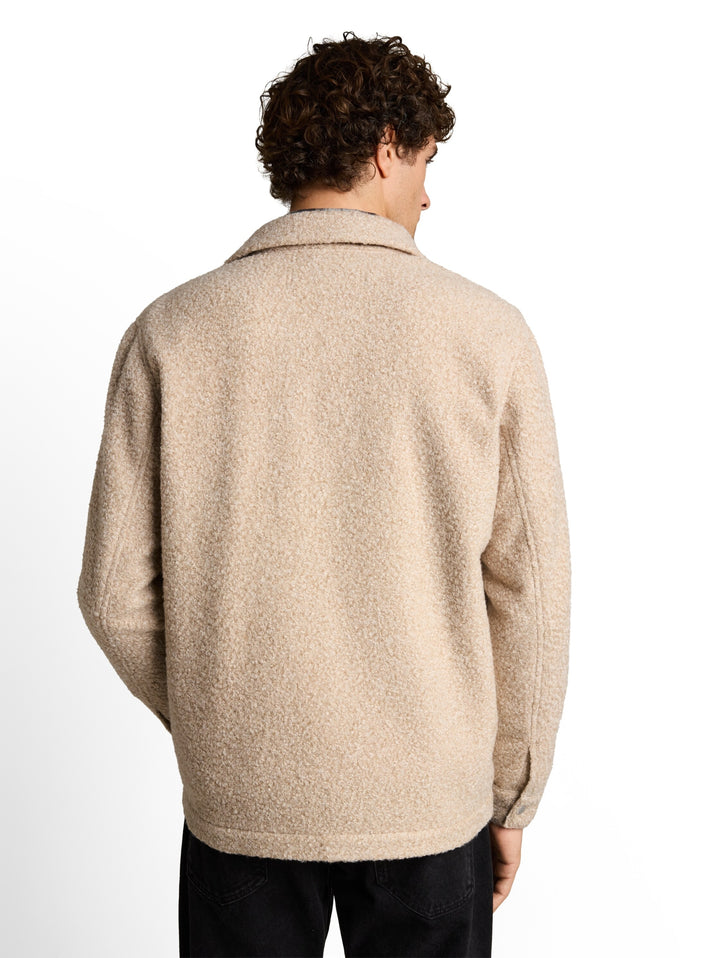 bouclé overshirt, dusty beige melange 41188 Bild 4