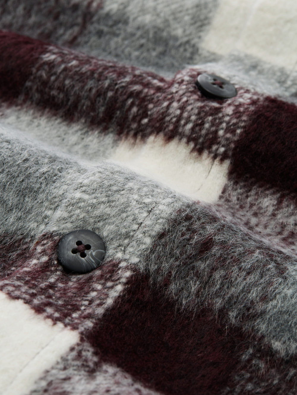 checked woolish overshirt, brown grey check 40651 Bild 2