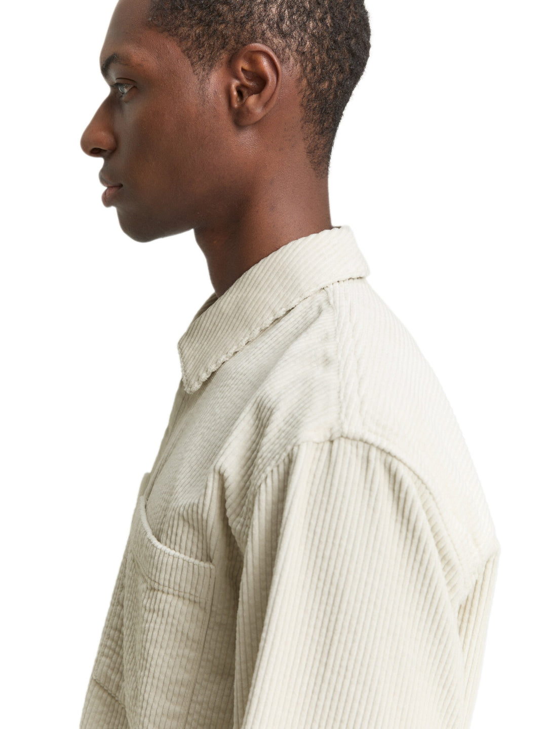 corduroy overshirt, greyish white 32257 Bild 6