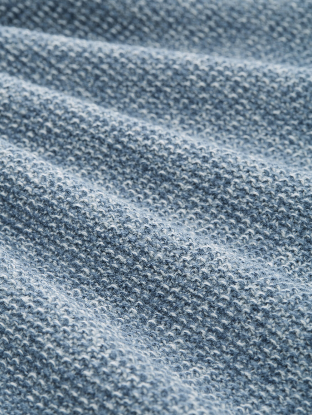 cosy structured two tone crew, denim blue white mouline 39363 Bild 2