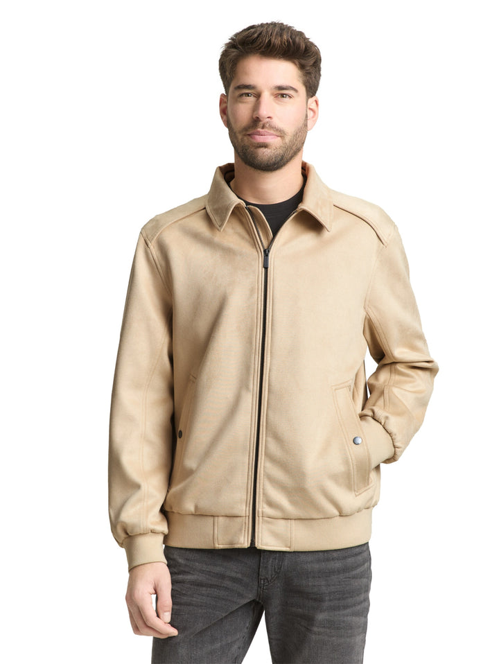 faux suede leather jacket, Cashew Beige 11032 Bild 6