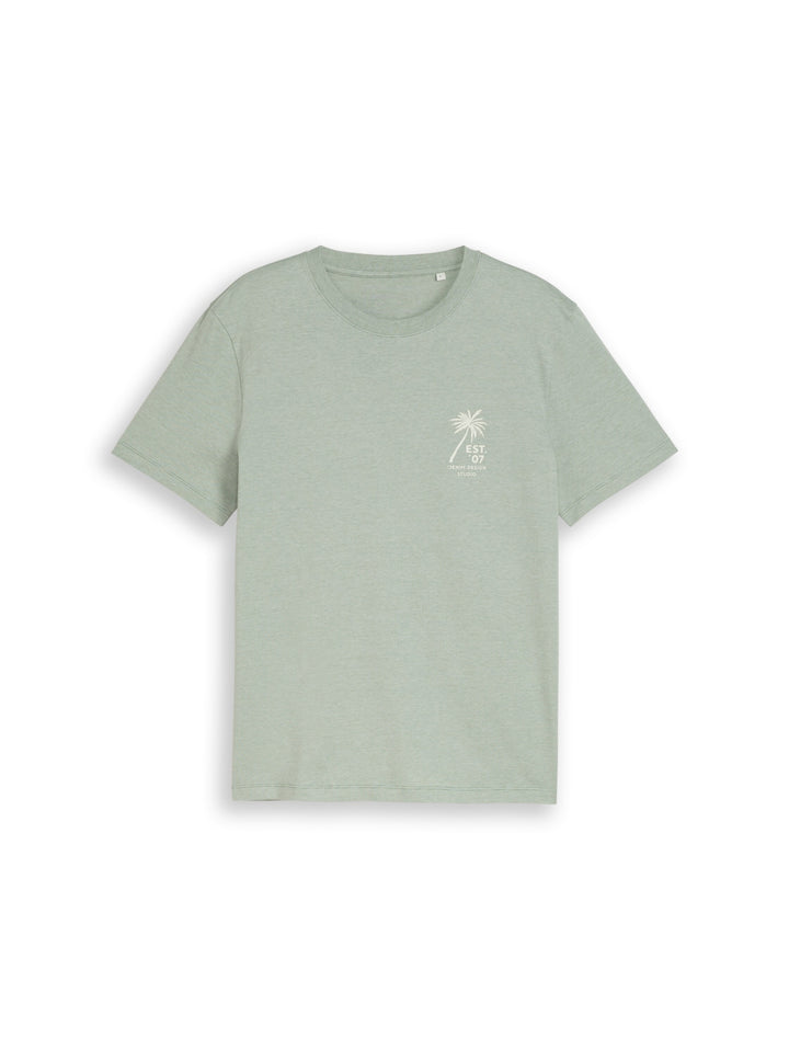 fine stripe printed t-shirt, Sea Spray 10427 Bild 1