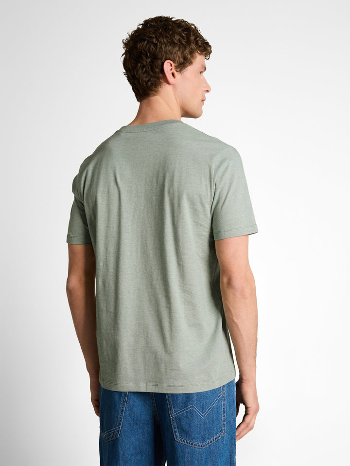 fine stripe printed t-shirt, Sea Spray 10427 Bild 4
