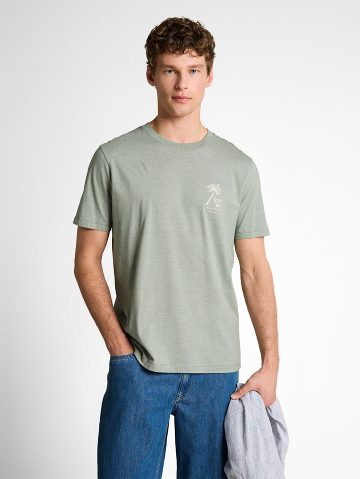 fine stripe printed t-shirt, Sea Spray 10427 Bild 6