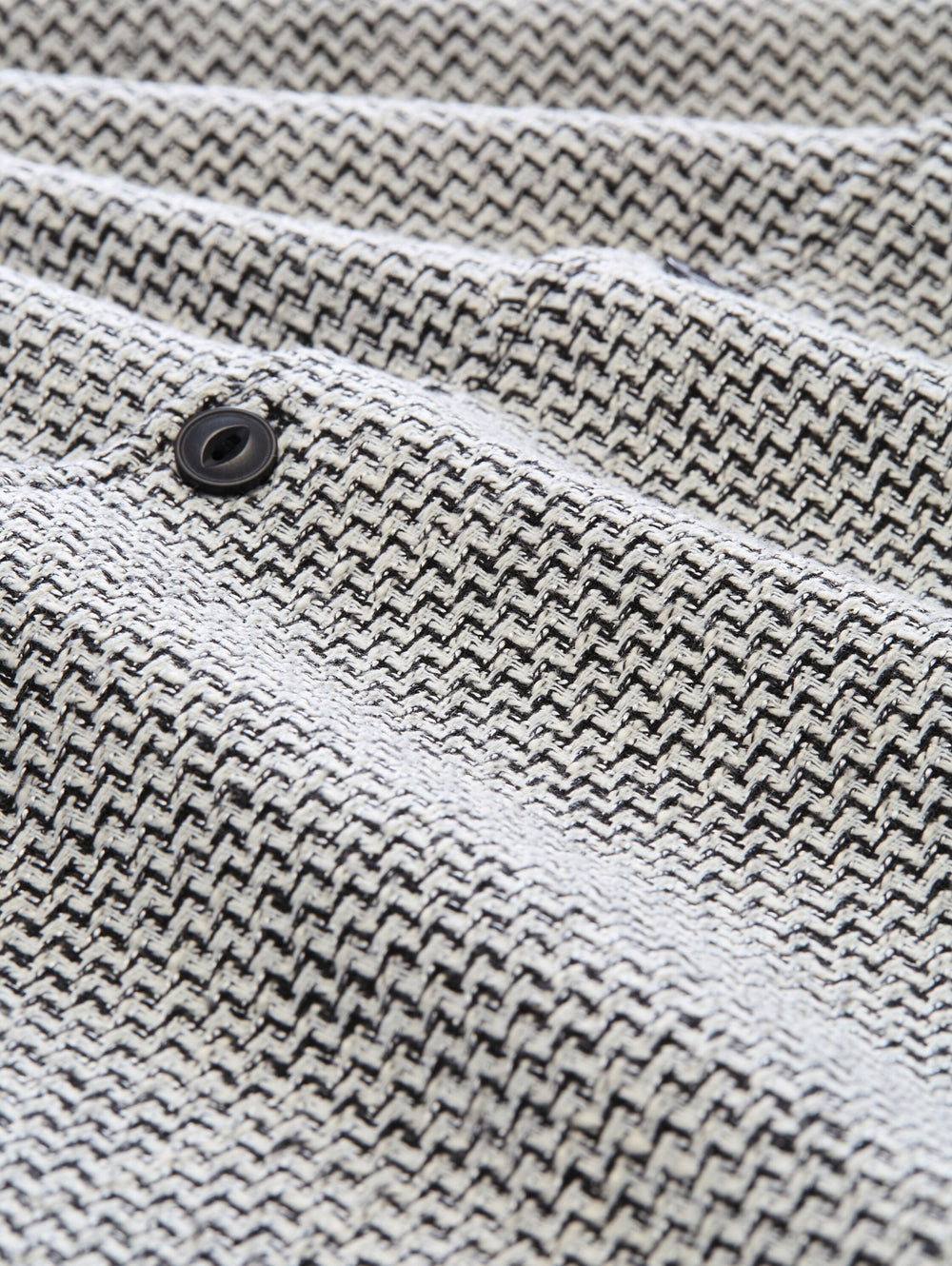 heavy structured overshirt, black white structure 40639 Bild 2