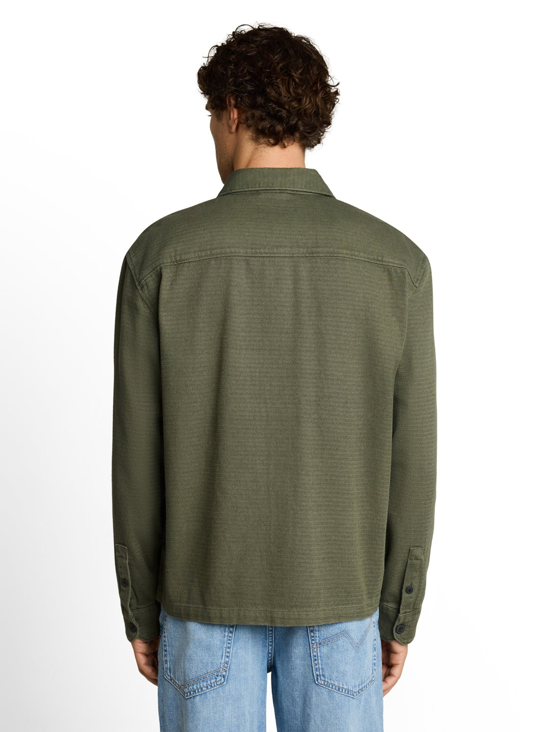 heavy structured overshirt, urban olive green 23802 Bild 4