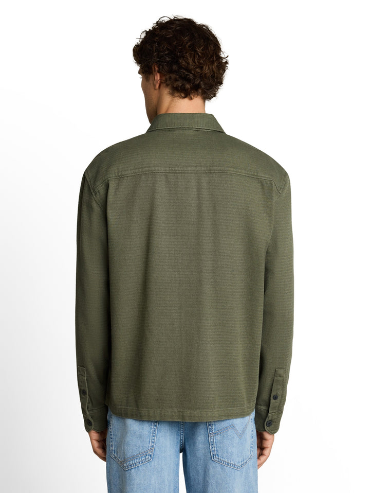heavy structured overshirt, urban olive green 23802 Bild 4