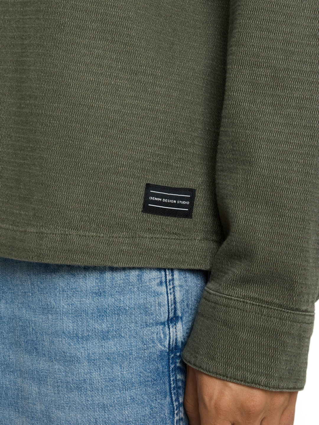 heavy structured overshirt, urban olive green 23802 Bild 6