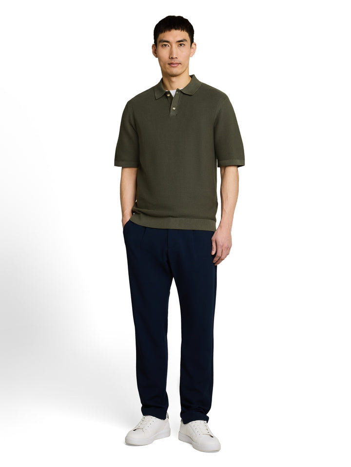 knit basic polo, deep leaf green 26543 Bild 3