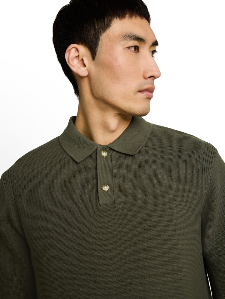knit basic polo, deep leaf green 26543 Bild 6