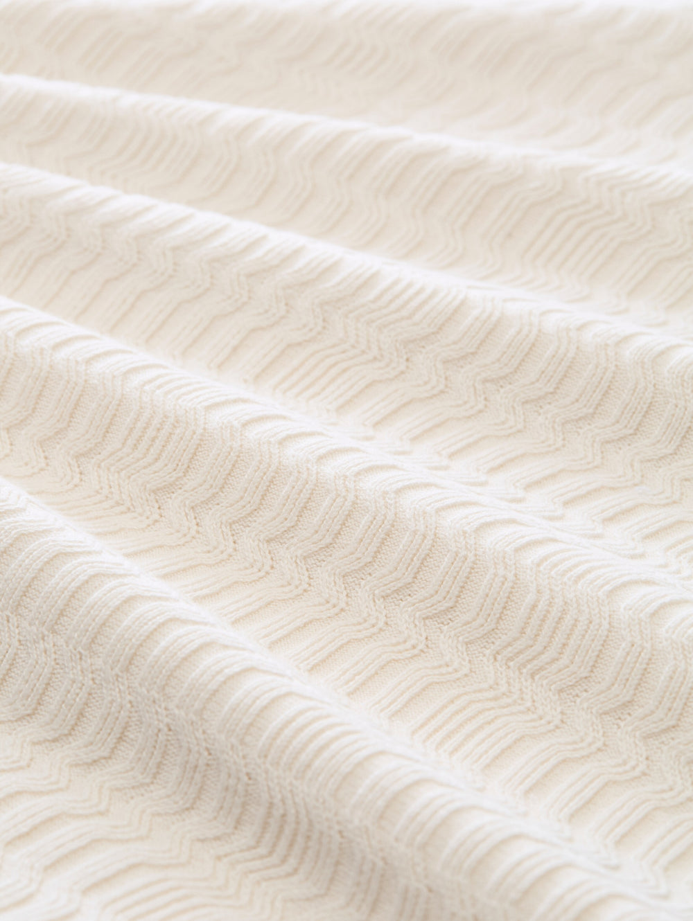 knit t-shirt with rib structur, Gardenia White 10348 Bild 2