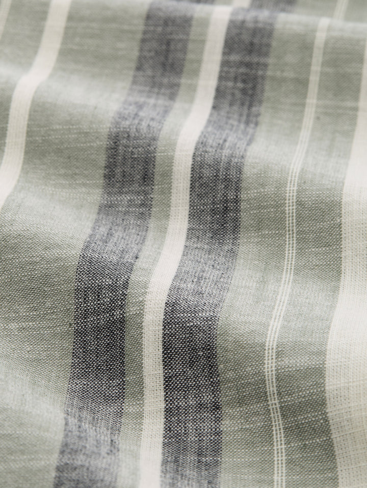 loose fit straight hem shirt, green sea spray stripe 39519 Bild 2