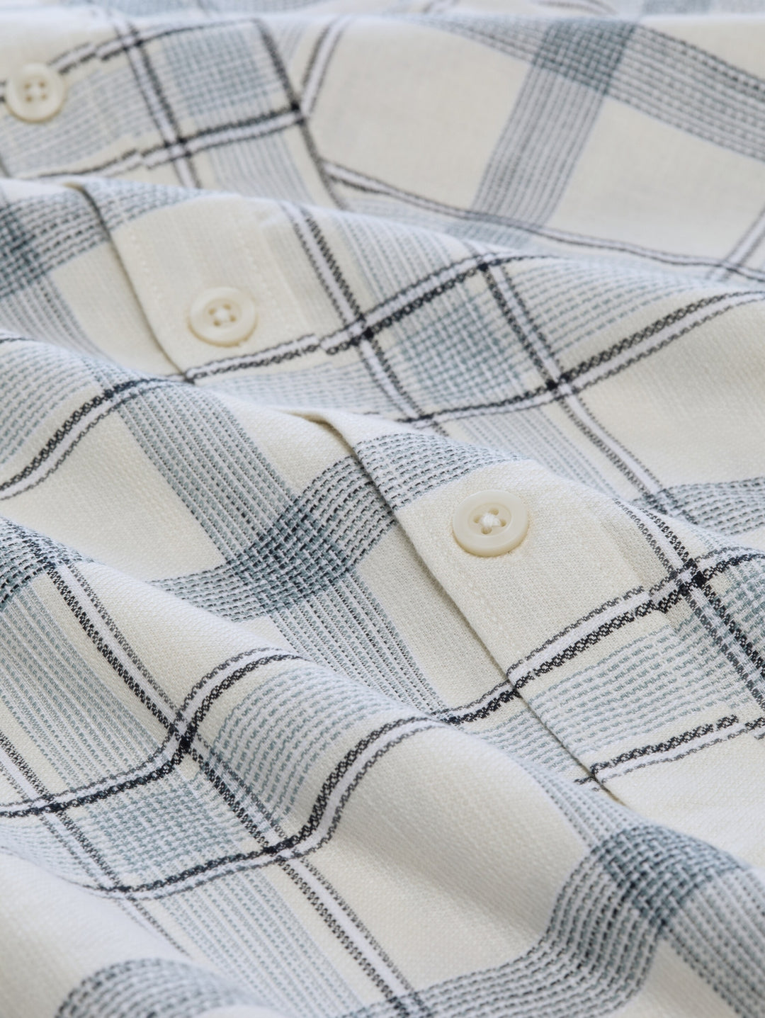 loose fit structured checked s, off white base check 39513 Bild 2