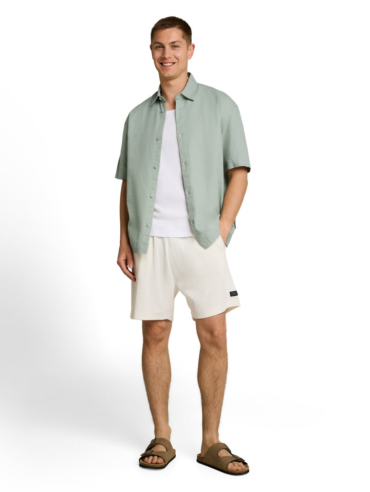 loose structured shirt, green mist 16005 Bild 3