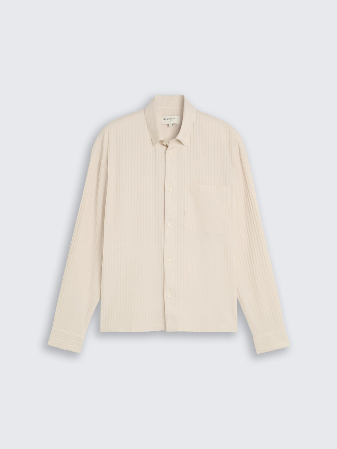 loose structured shirt, off white stripe structure 40636 Bild 1