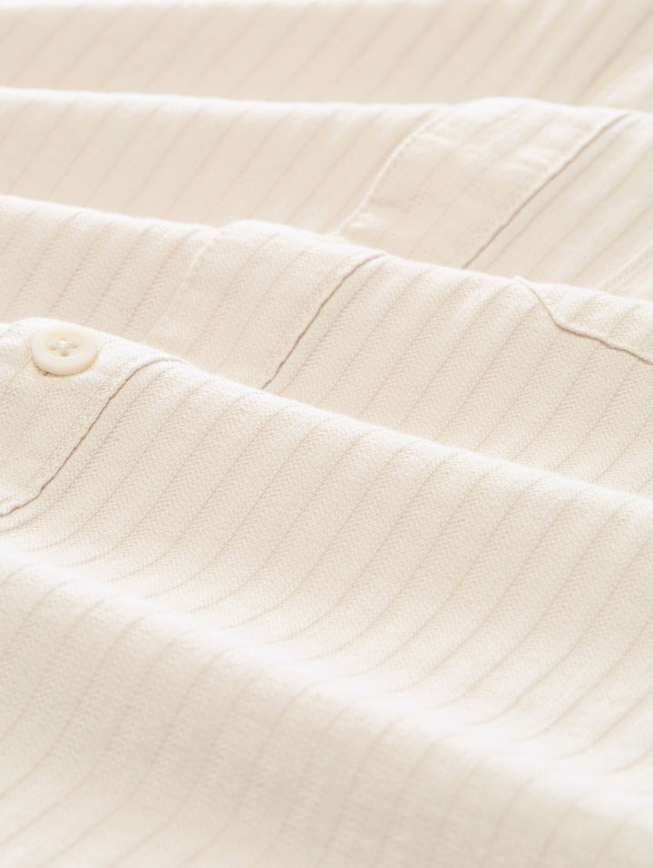 loose structured shirt, off white stripe structure 40636 Bild 2