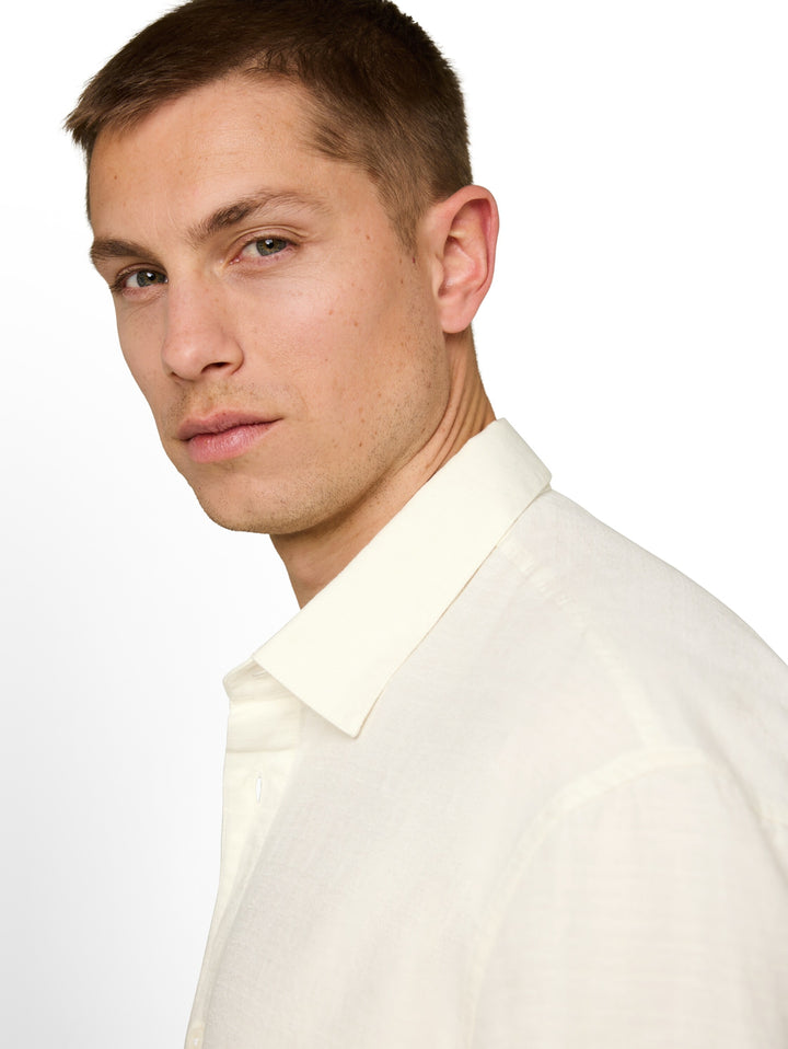 loose structured shirt, Wool White 12906 Bild 6