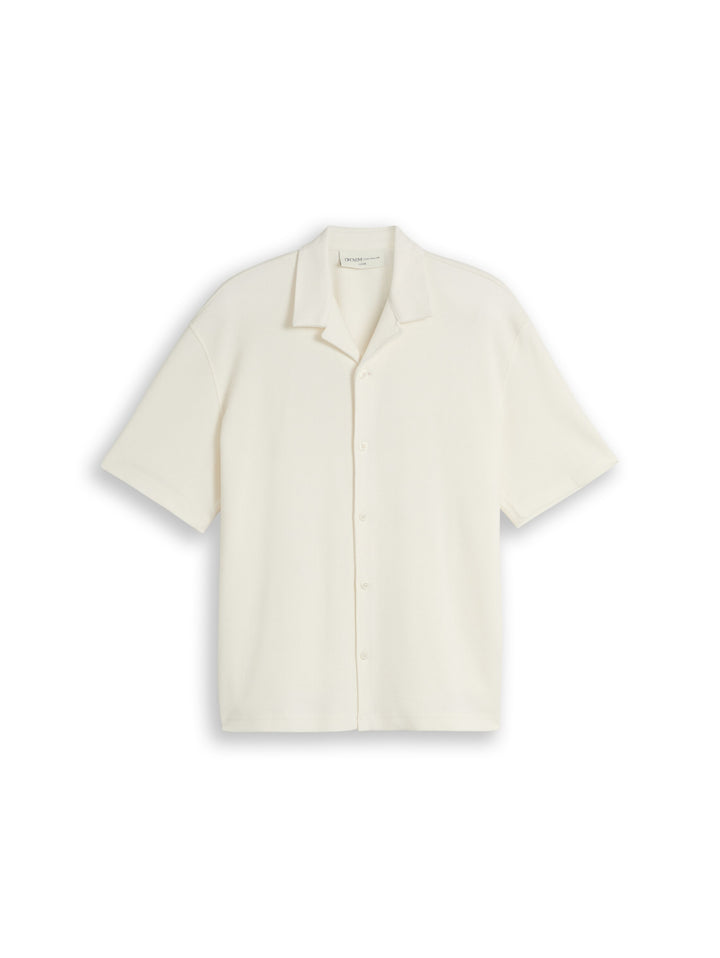 loose structured shirt, Wool White 12906 Bild 1