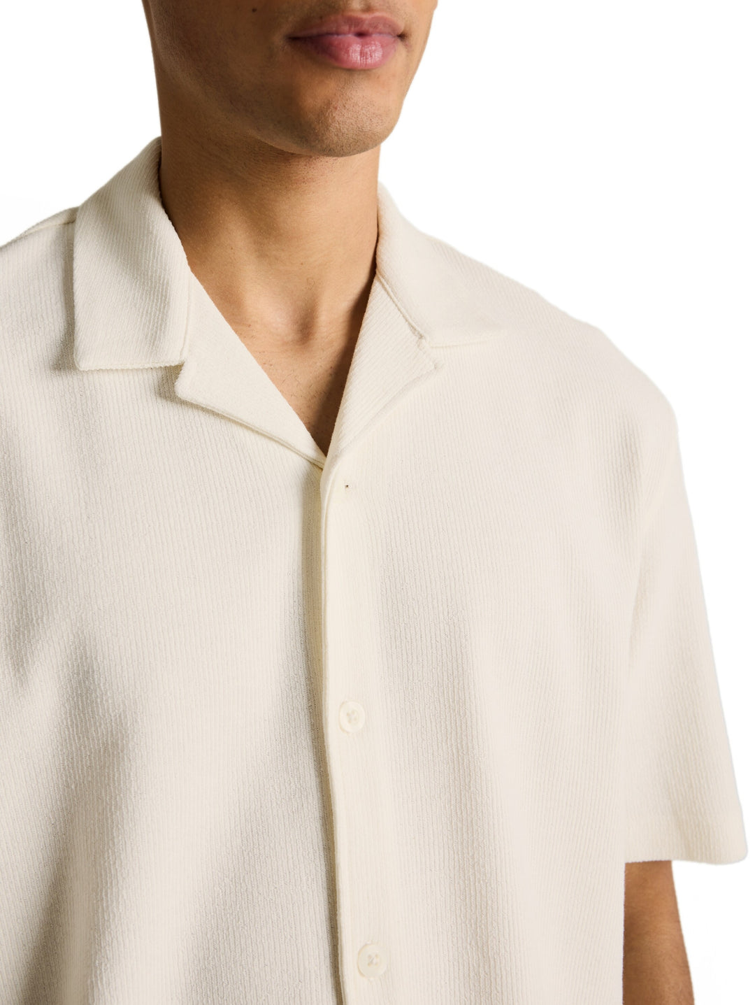 loose structured shirt, Wool White 12906 Bild 6