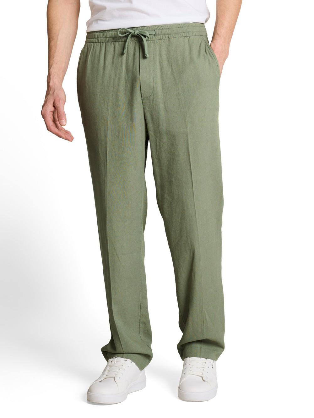 loose viscose linen beach pant, Sea Spray 10427 Bild 2