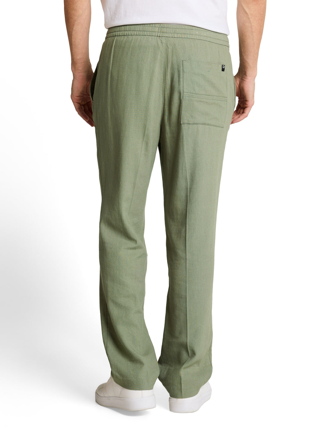 loose viscose linen beach pant, Sea Spray 10427 Bild 4