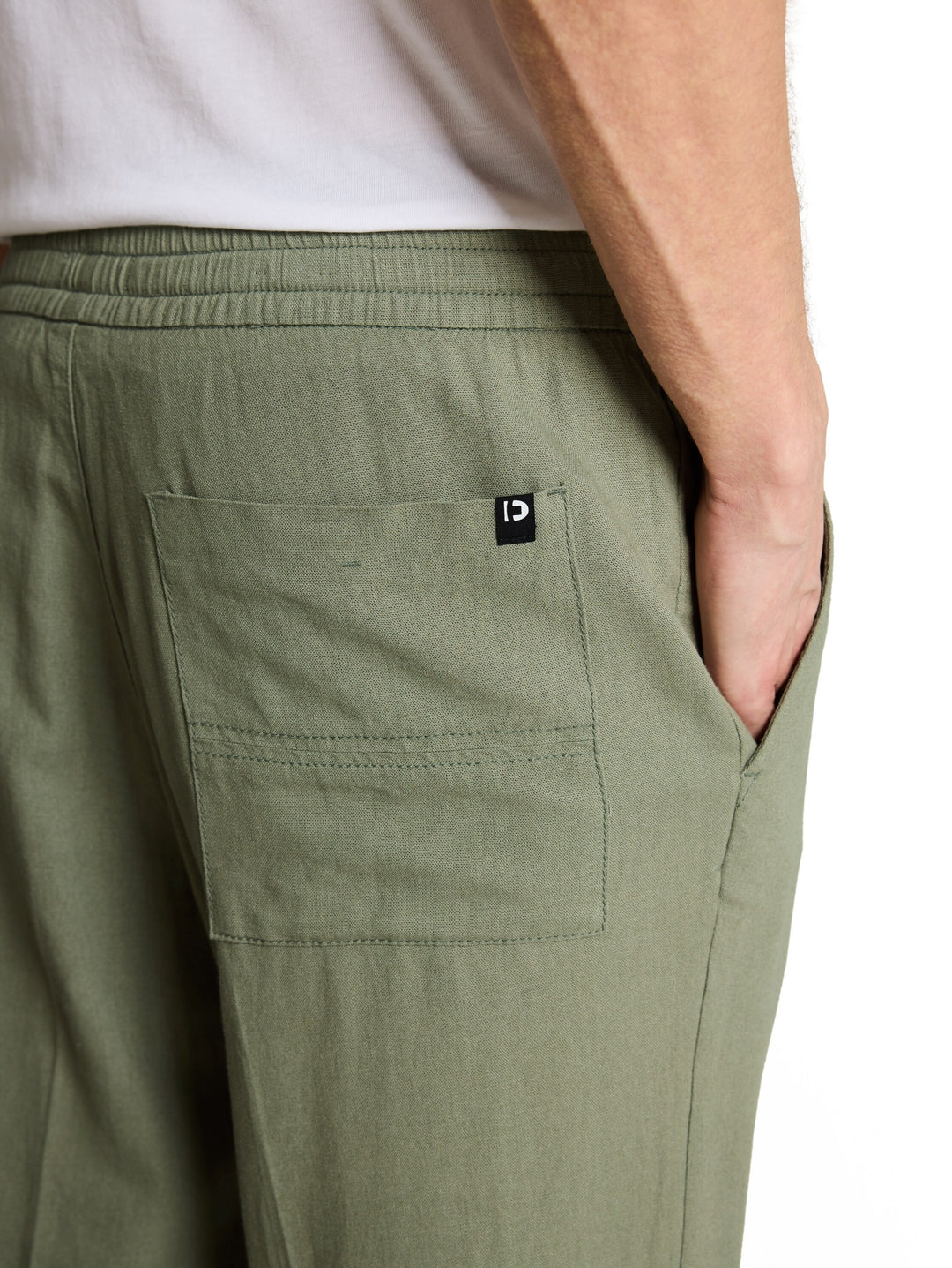 loose viscose linen beach pant, Sea Spray 10427 Bild 6
