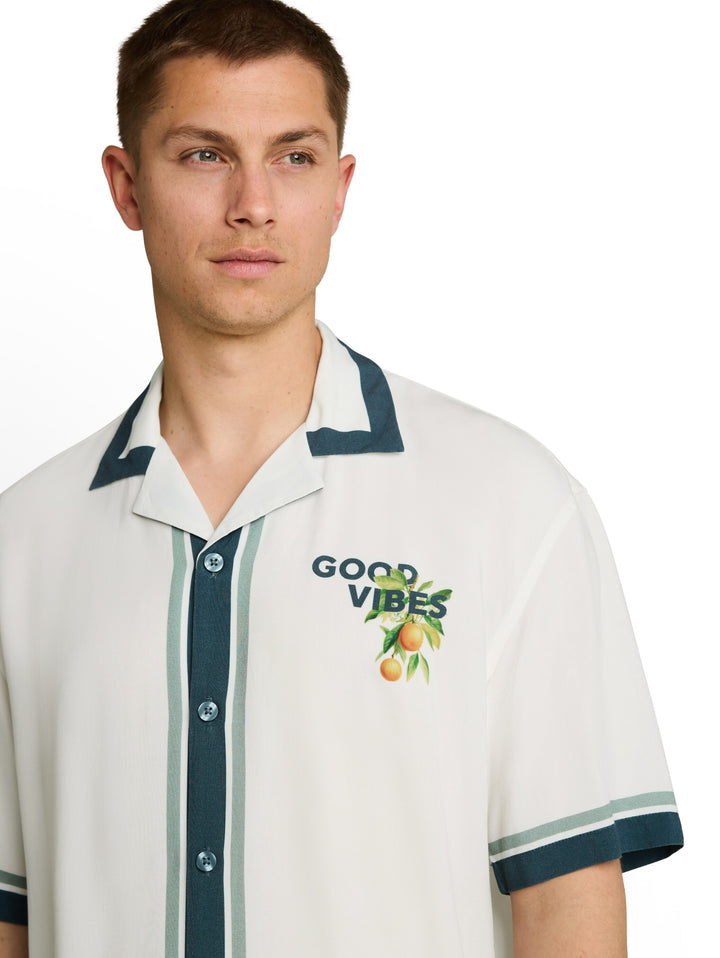 loose viscose resort shirt, Wool White 12906 Bild 5
