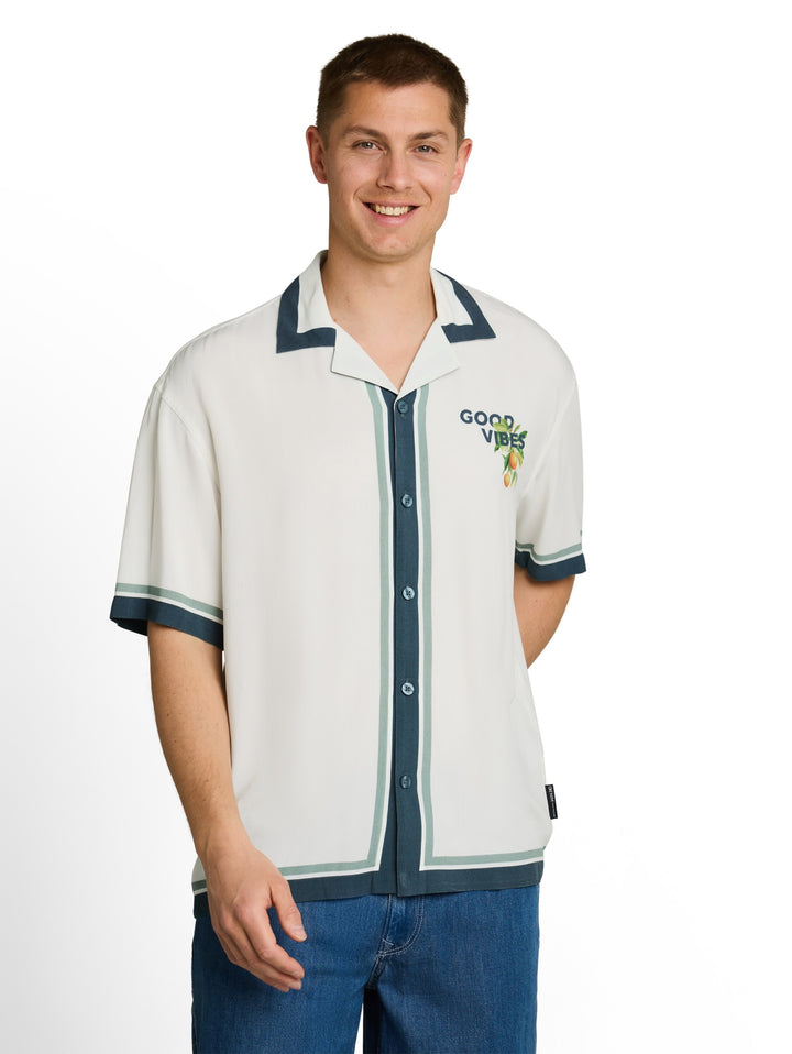 loose viscose resort shirt, Wool White 12906 Bild 6