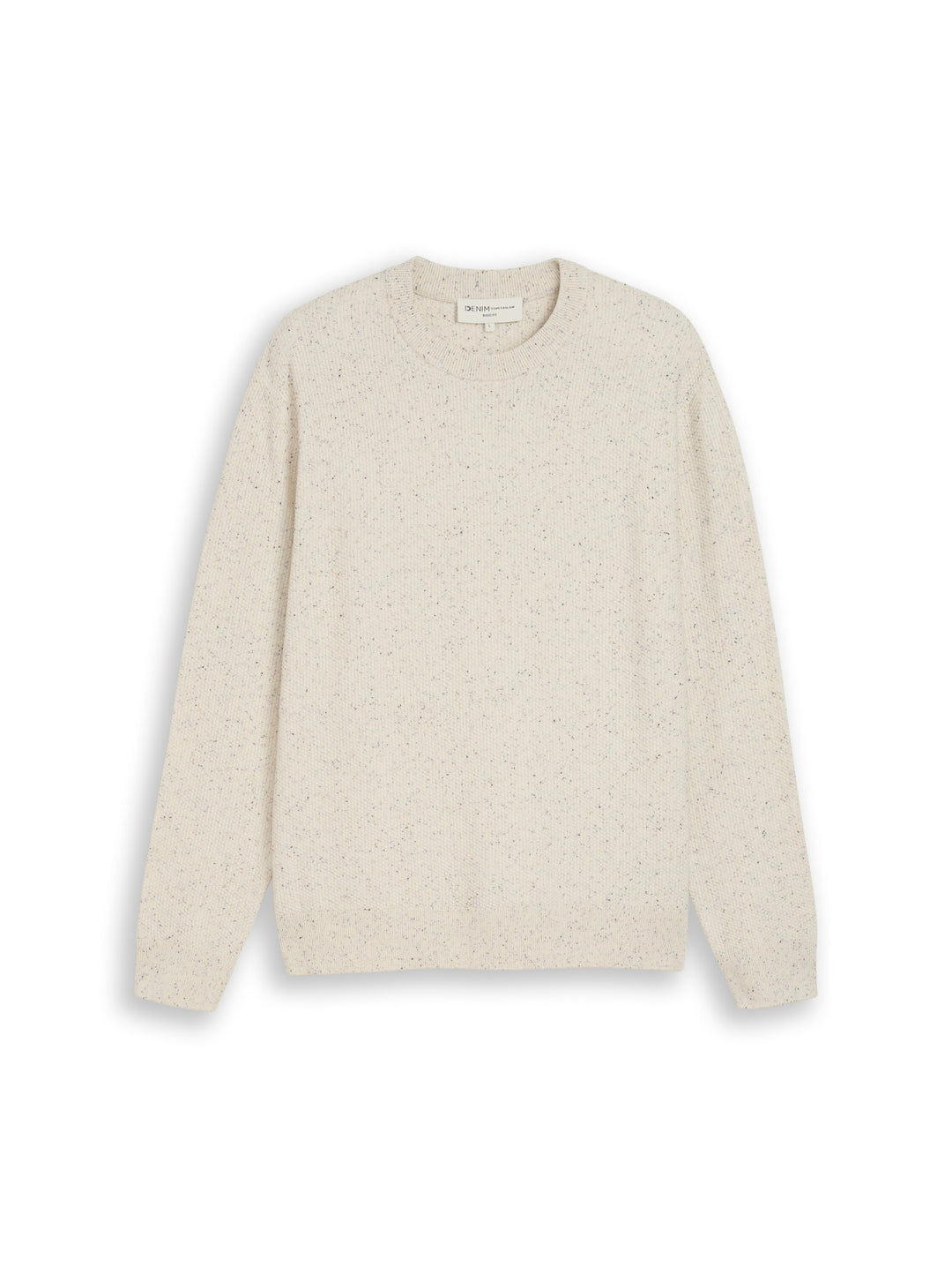 multi color nep crew neck knit, off white neps 36609 Bild 1