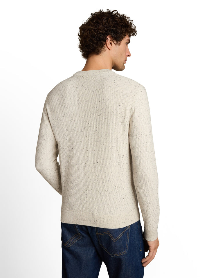 multi color nep crew neck knit, off white neps 36609 Bild 4