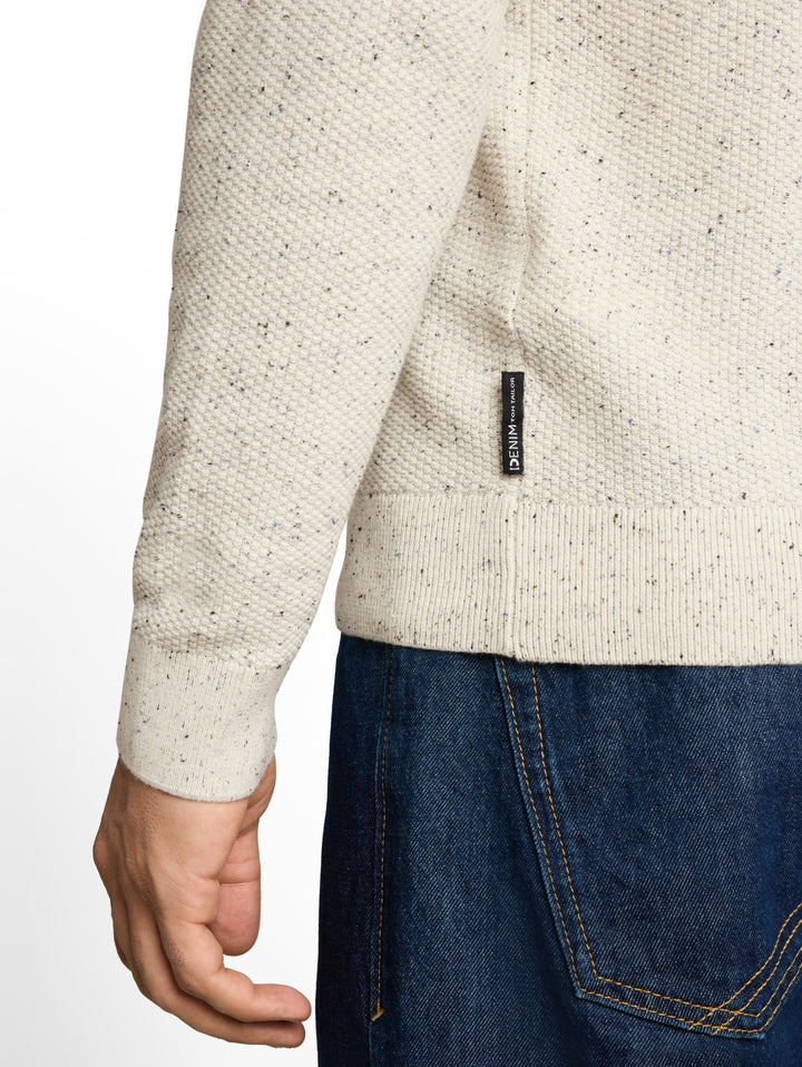multi color nep crew neck knit, off white neps 36609 Bild 5