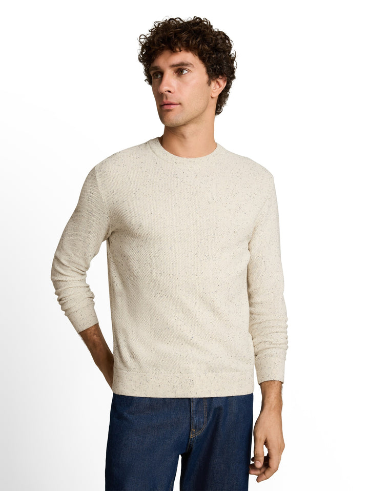 multi color nep crew neck knit, off white neps 36609 Bild 6