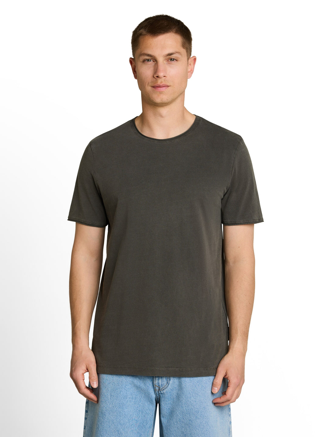 open edge overdye t-shirt, Black 29999 Bild 5
