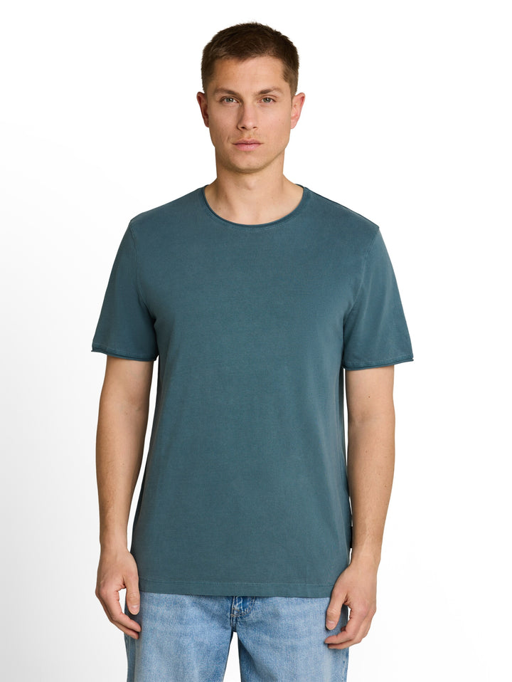 open edge overdye t-shirt, tide petrol 32227 Bild 6