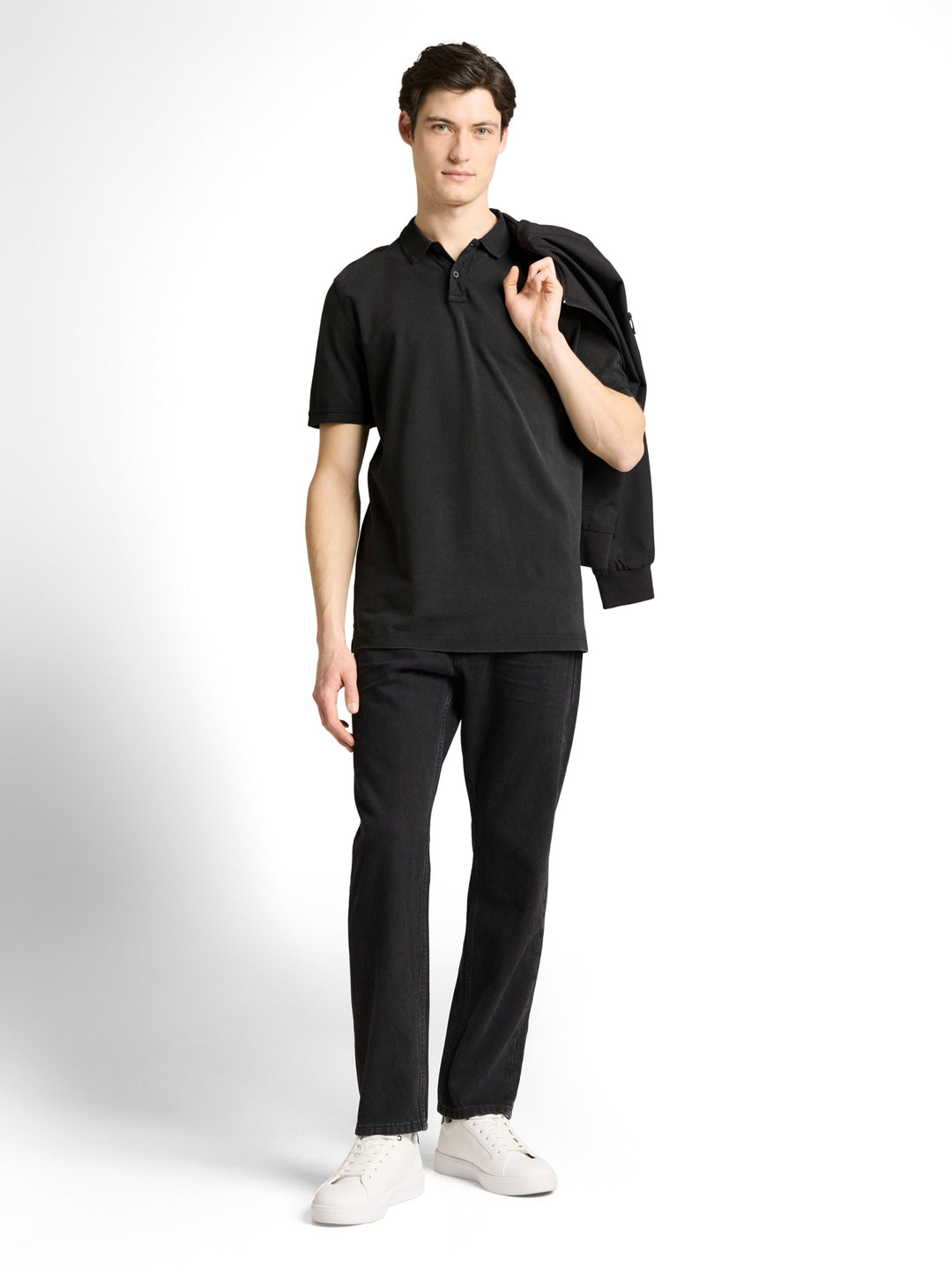 overdye polo, Black 29999 Bild 3
